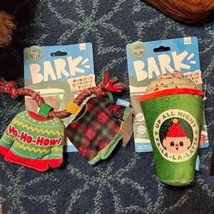 NWT BARK Dog Toys .  2 pack of BARK toys